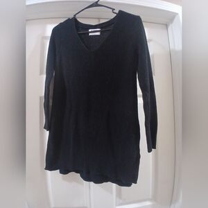 Black V-Neck Sweater